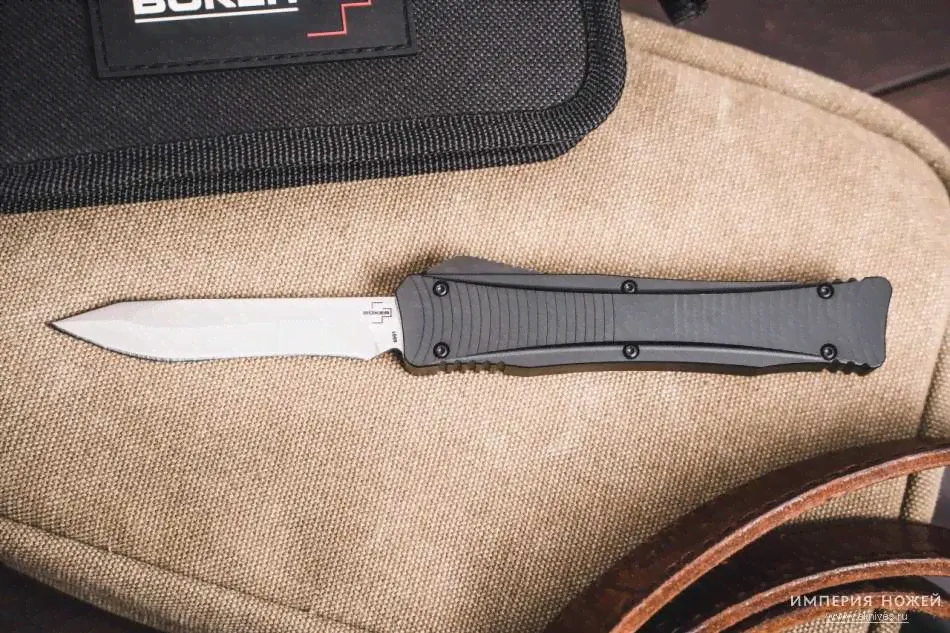 Автоматический фронтальный выкидной нож Lhotak Falcon – Boker-0