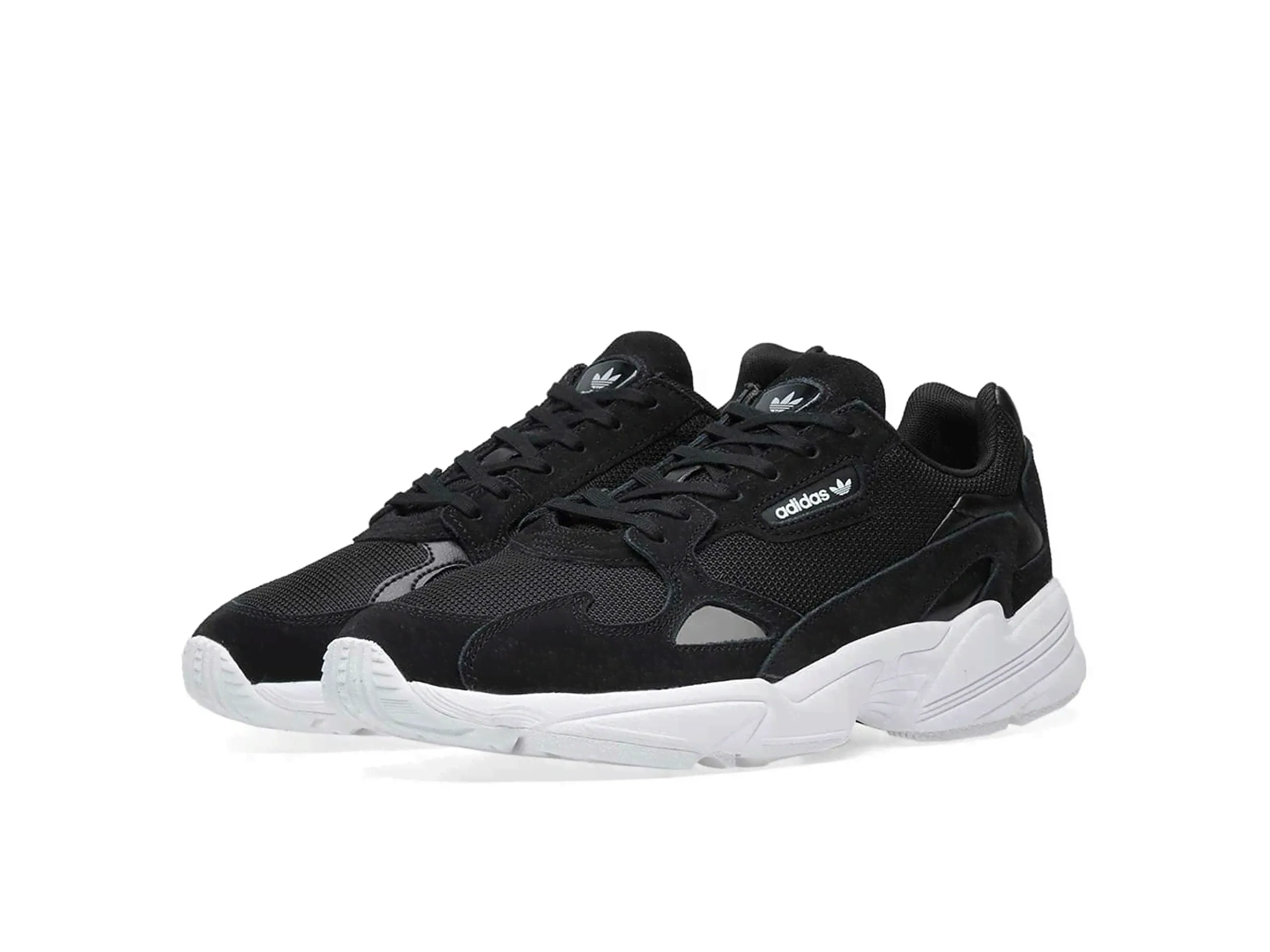 adidas falcon black white